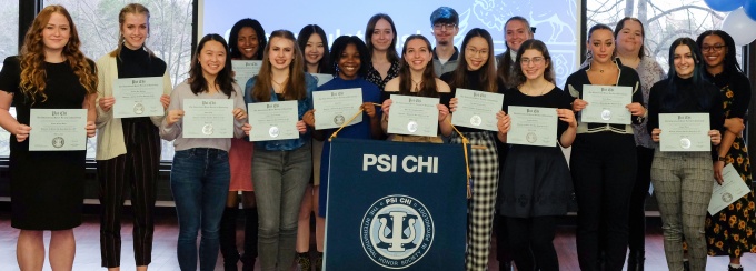 Psi Chi Inductees. 