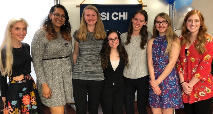 Psi Chi Officers. 