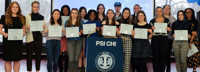 Psi Chi Inductees.