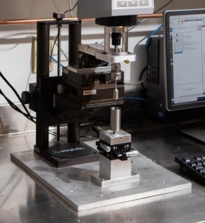 Zoom image: Rheometer used to measure viscosity of molten materials 