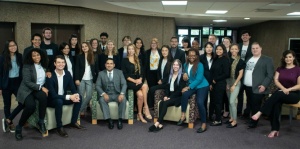 Alex Bakke, 2nd from right, Social Impact Fellow summer 2022. 