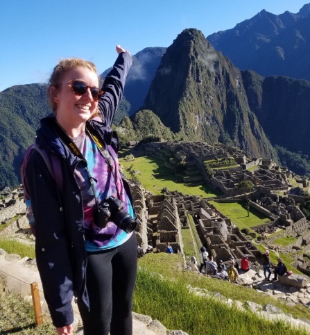 Carly Connor at Macchu Pichu. 