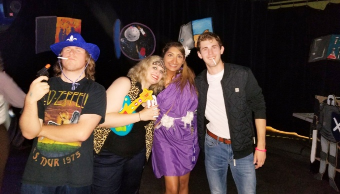 Rachana Joshi at a costume party in Quebec. 