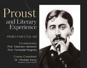 Proust and Literary Experience flyer. 