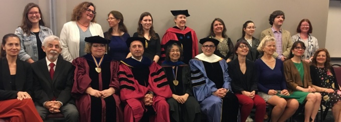 RLL faculty, May 2019 commencement celebration. 