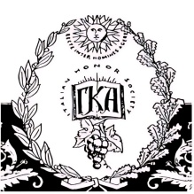 Gamma Kappa Alpha Italian Honor Society Logo. 
