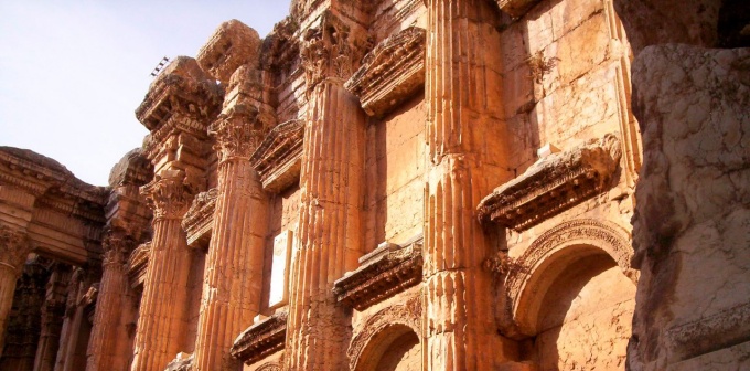 Study abroad photo of ancient buildings. 