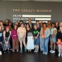 Student group photo with Anthony Ray Hinton. 