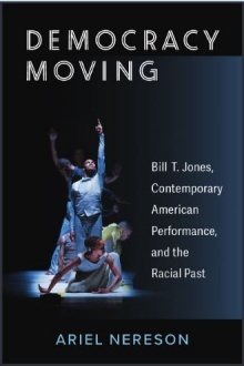 Book cover with dancers on stage. 