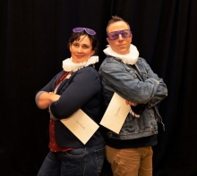 Professors Rosvally and Boffone side by side. 