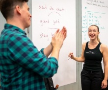 Michael Deeb Weaver and Delia Mandik. 