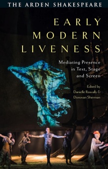 Image of Shakespeare performers on stage. 