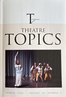 cover of journal with Shakespeare actors. 