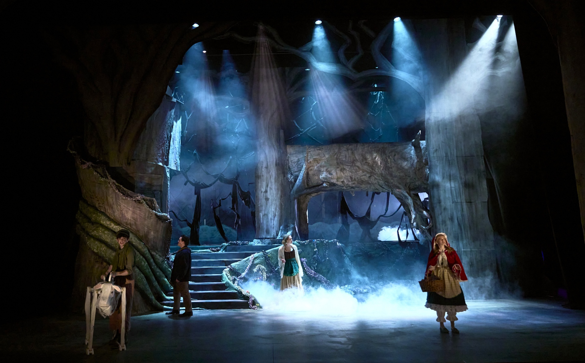 dancers on stage. 