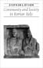 "Community and Society in Roman Italy" by Stephen L. Dyson