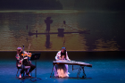 Guzheng and viola duet by Daisy Wu of Alfred University (right) and Leanne Darling of the UB music department.